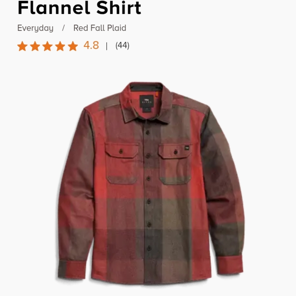 Red Plaid Flannel Shirt